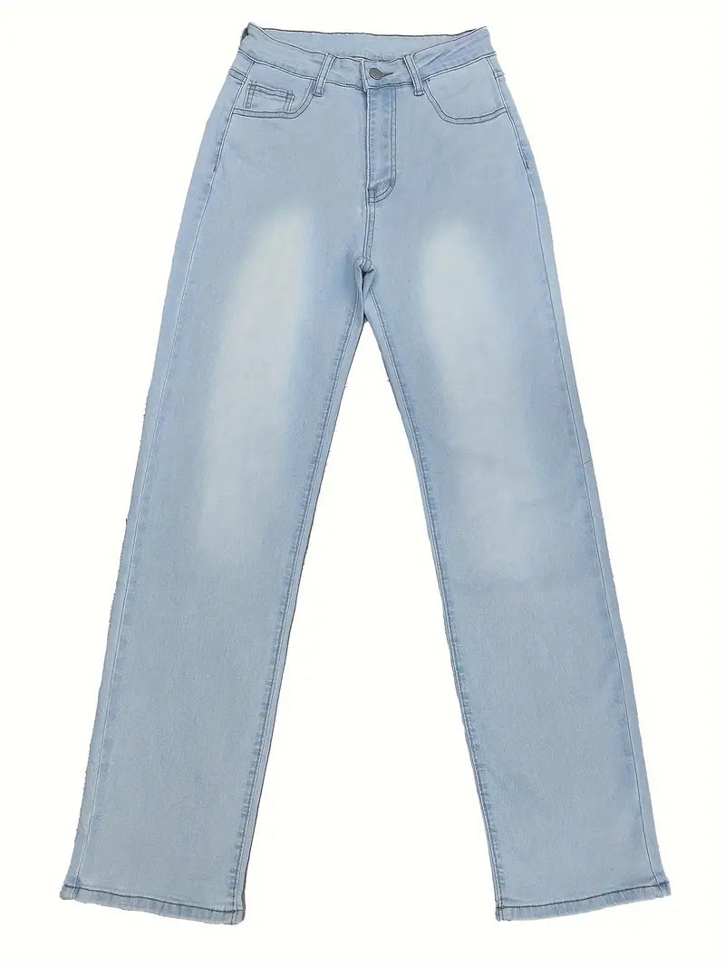 Leona dames straight leg jeans