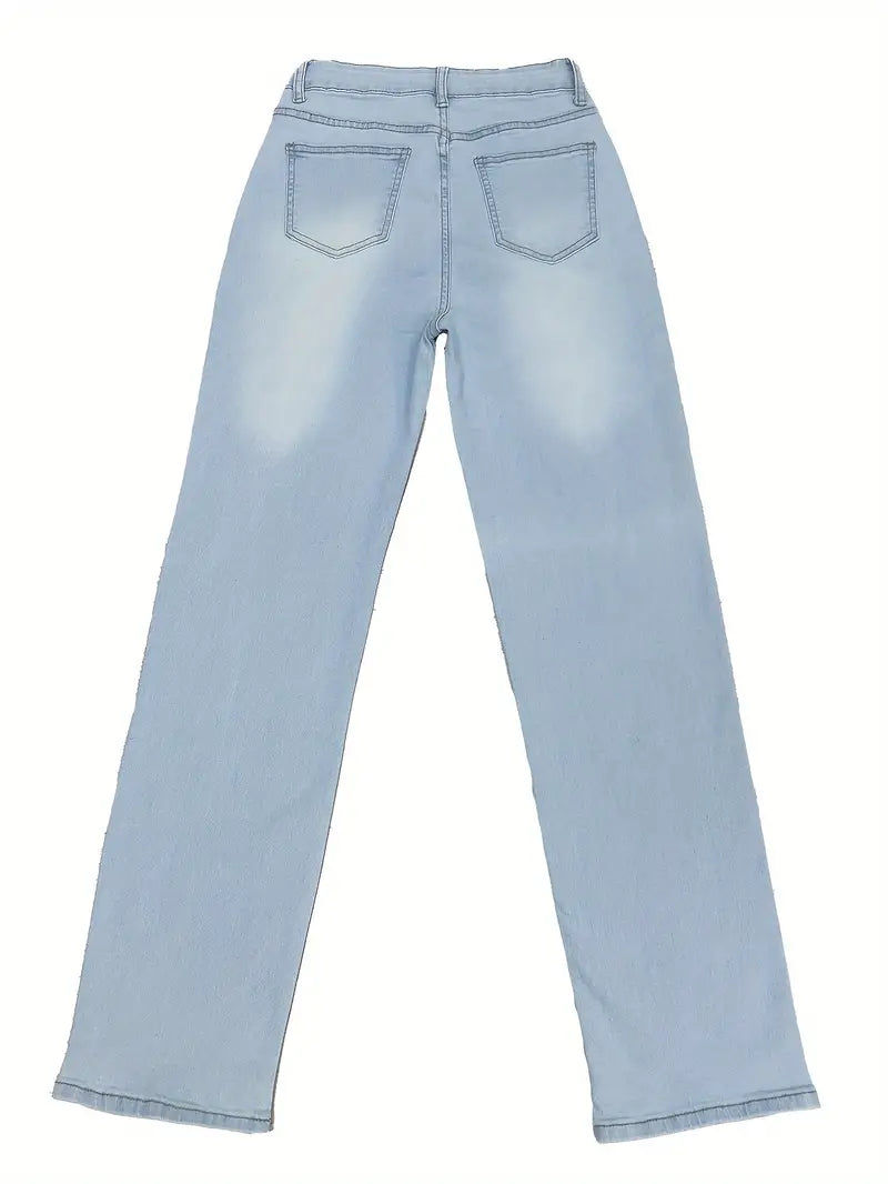 Leona dames straight leg jeans