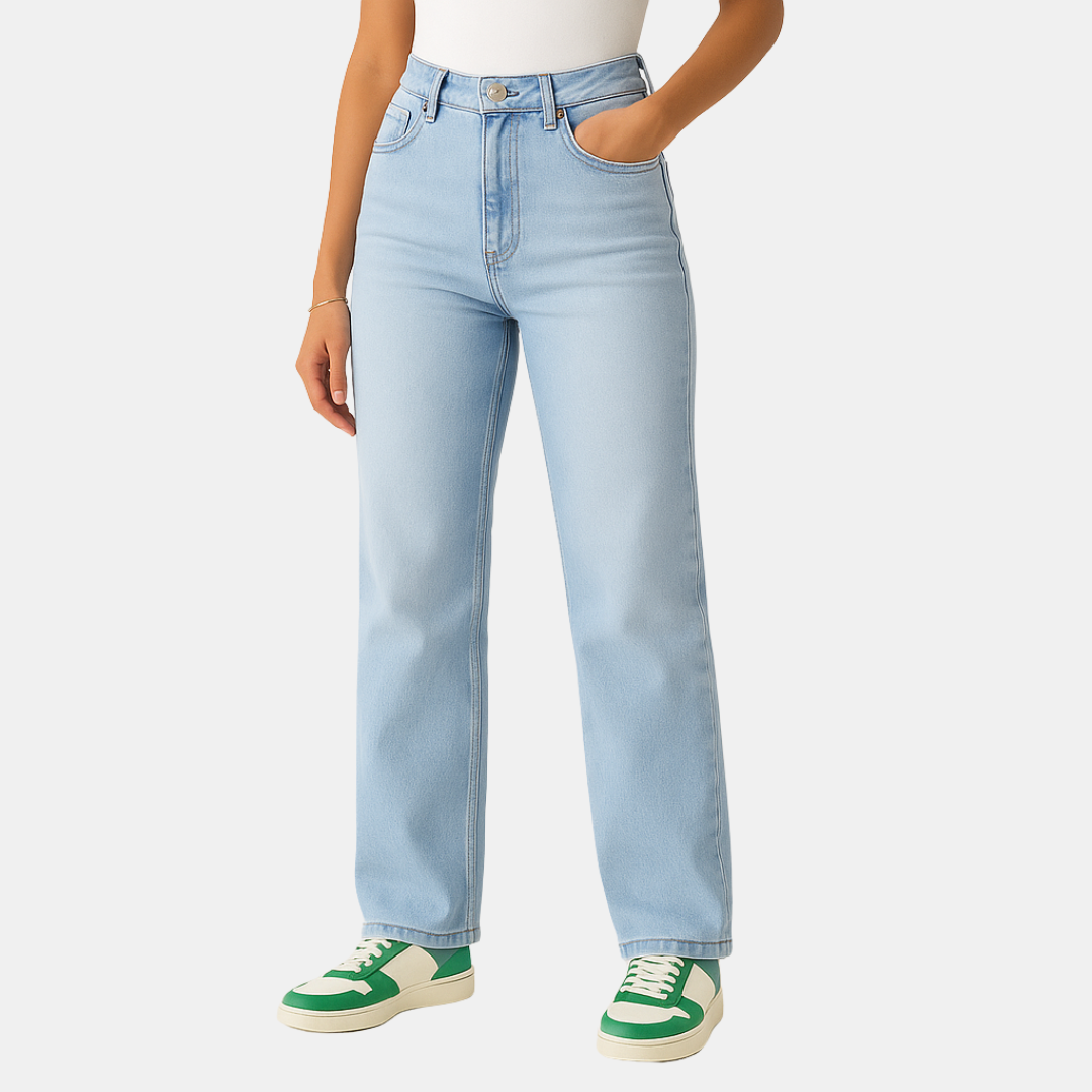 Leona dames straight leg jeans