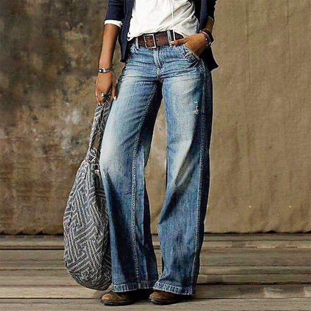 Lexi Dames high waist wide leg jeans