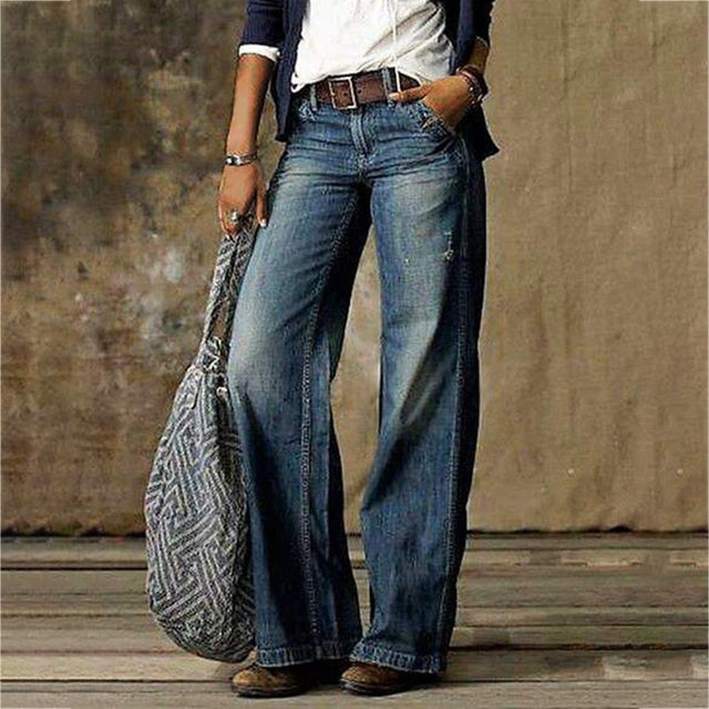 Lexi Dames high waist wide leg jeans