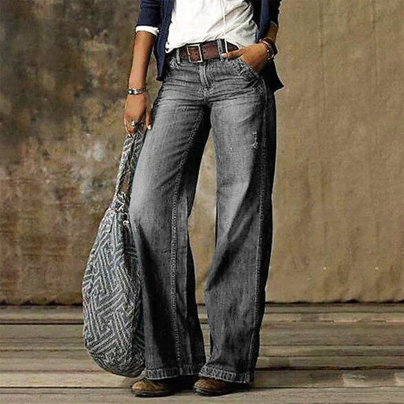 Lexi Dames high waist wide leg jeans