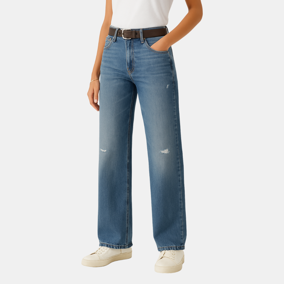 Lexi Dames high waist wide leg jeans