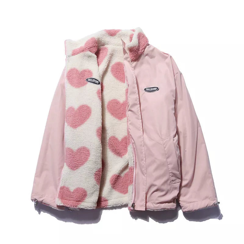 Lieke Omkeerbare damesjas met fleece binnenkant