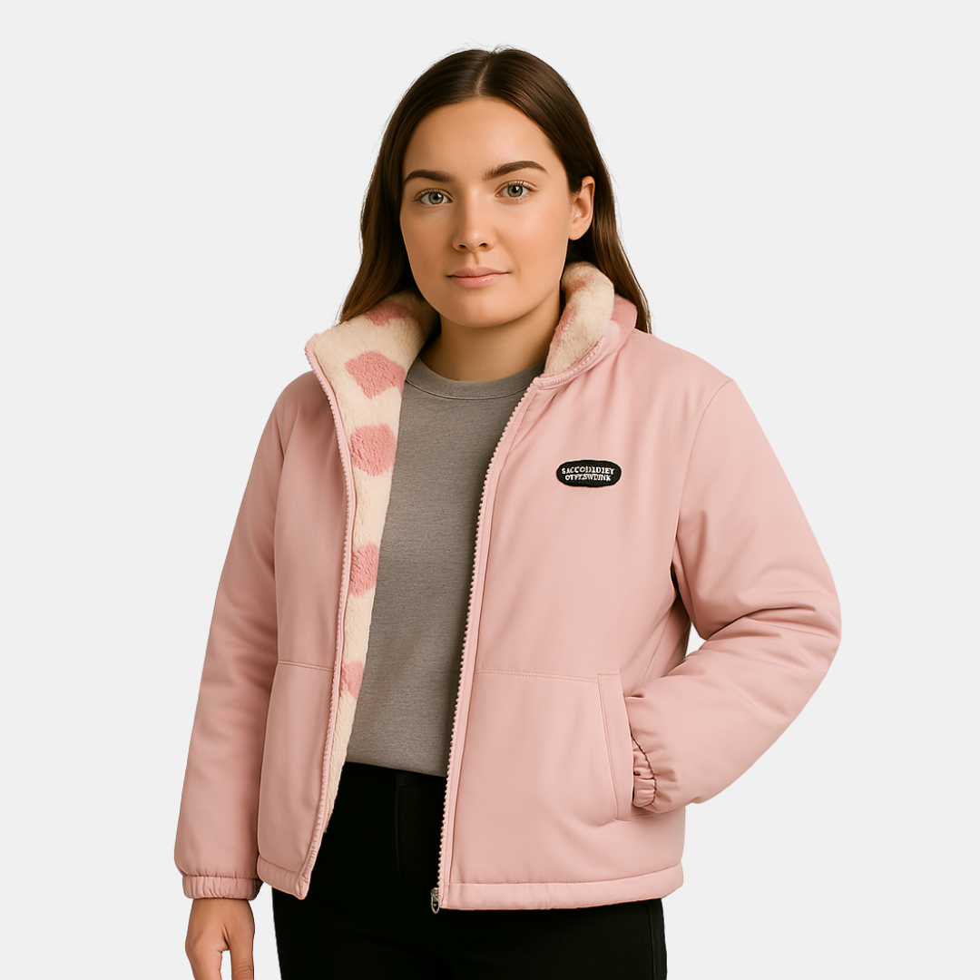 Lieke Omkeerbare damesjas met fleece binnenkant