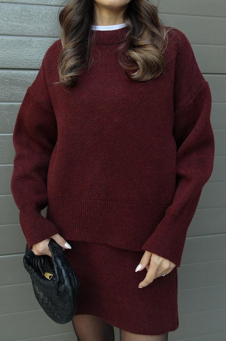 Marie Dames Set Met Trui En Rok