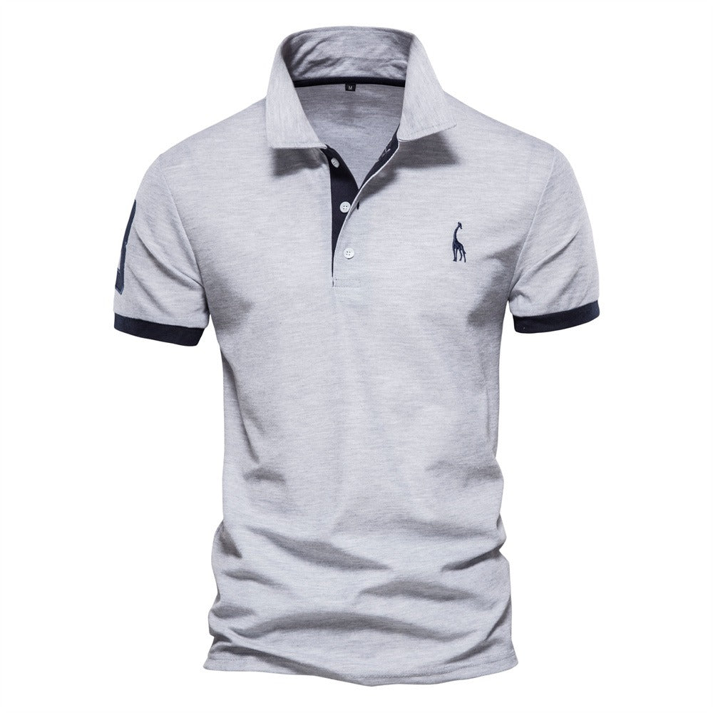 Mats Heren polo met contrasterende details