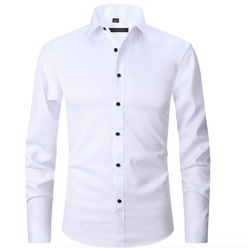 Maxime heren slim fit overhemd met stretch