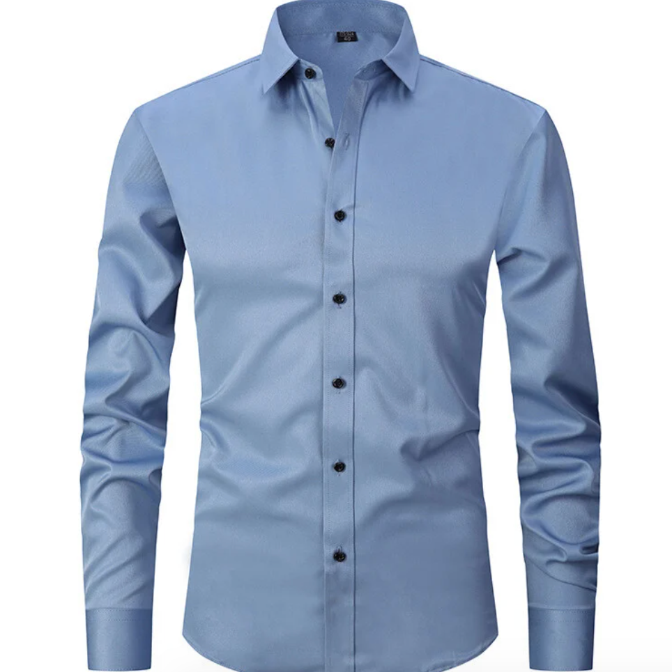 Maxime heren slim fit overhemd met stretch