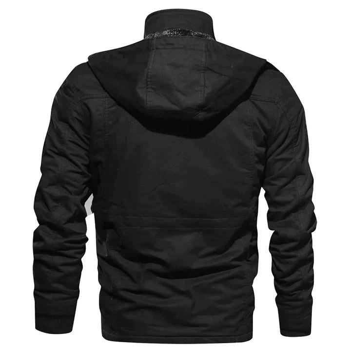 Michel Heren Winterjas Met Capuchon En Zakdetails