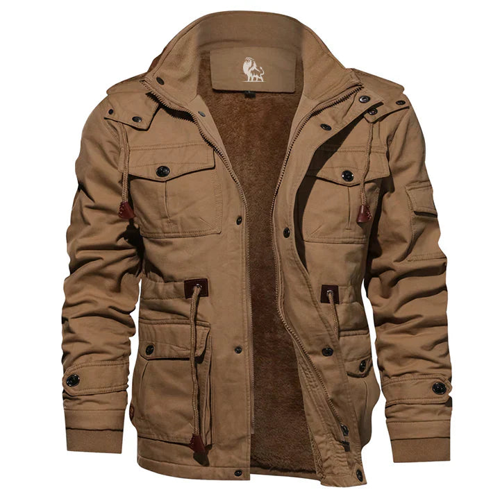 Michel Heren Winterjas Met Capuchon En Zakdetails
