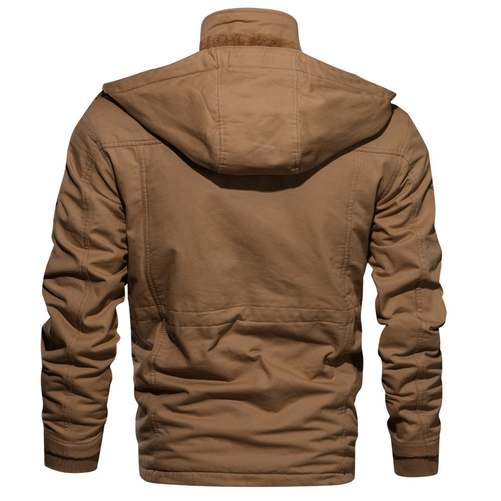 Michel Heren Winterjas Met Capuchon En Zakdetails