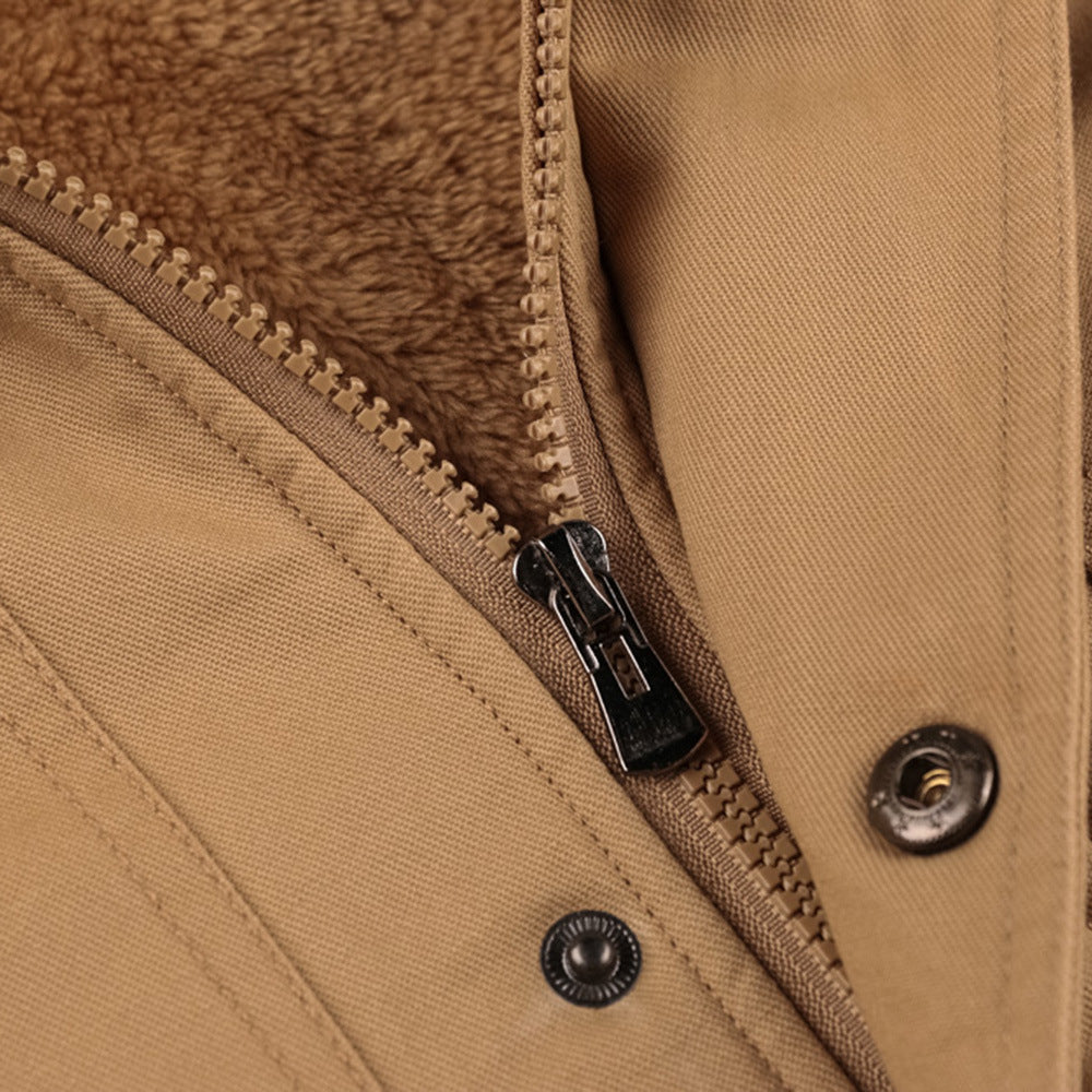 Michel Heren Winterjas Met Capuchon En Zakdetails