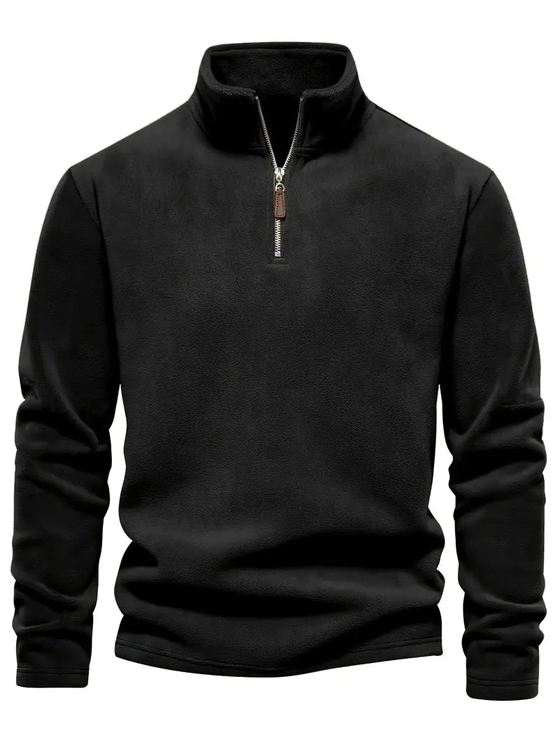 Mika Fleece sweater met rits voor heren