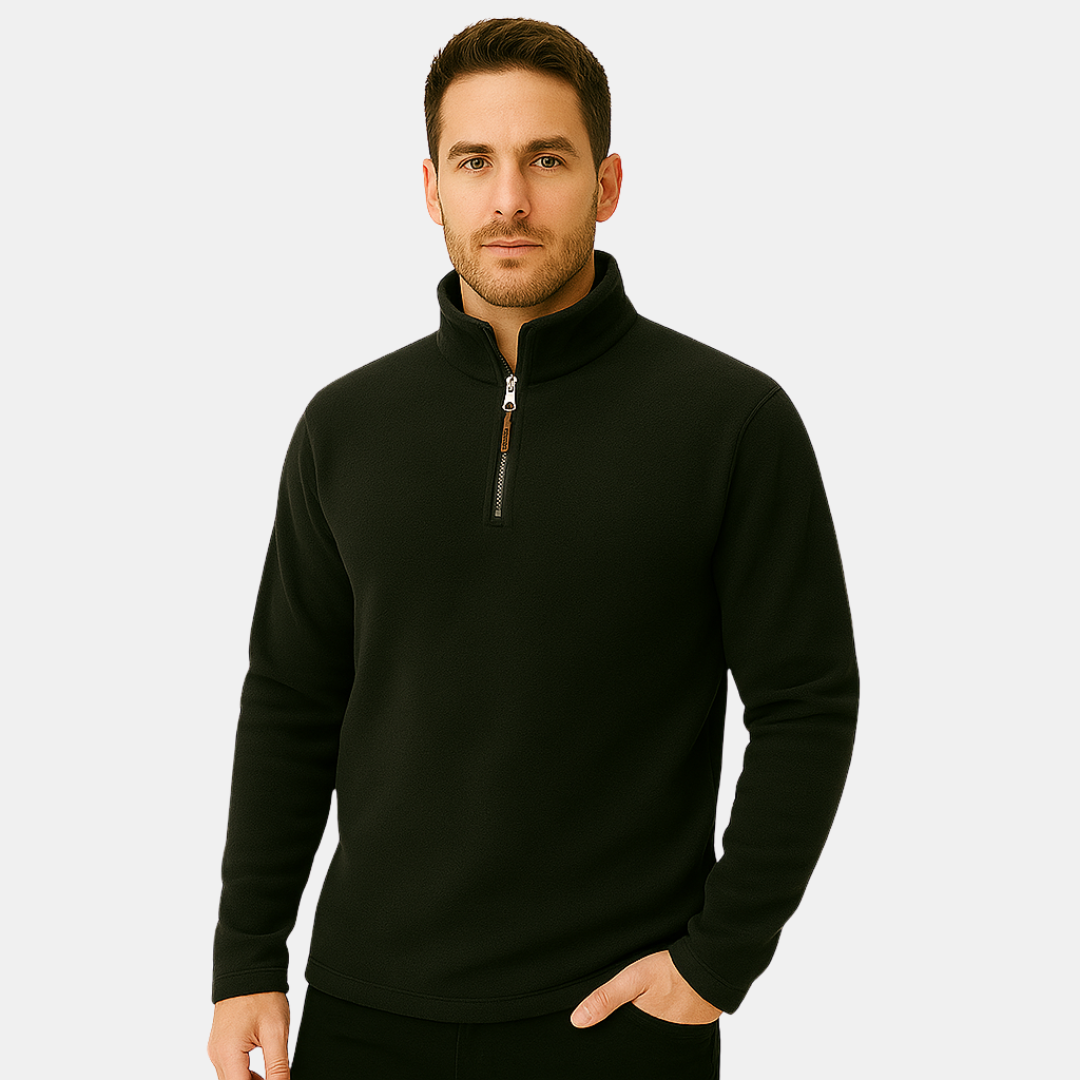 Mika Fleece sweater met rits voor heren