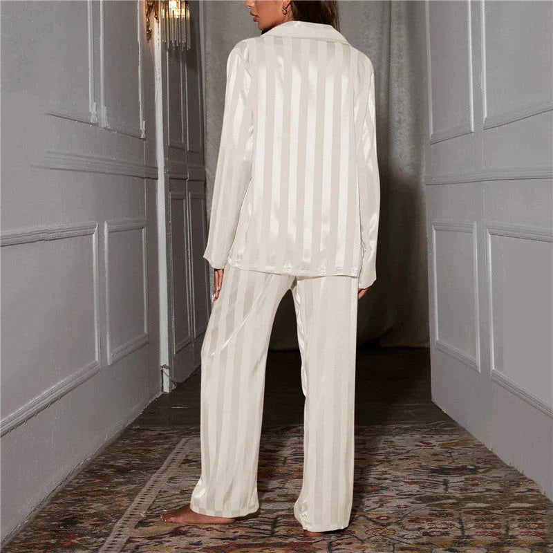 Myrle pyjamaset met streepdesign voor dames