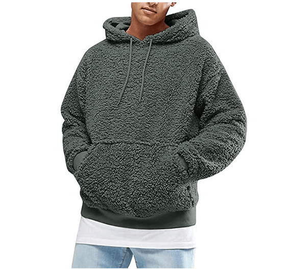 Nick Heren Teddy Hoodie Met Capuchon
