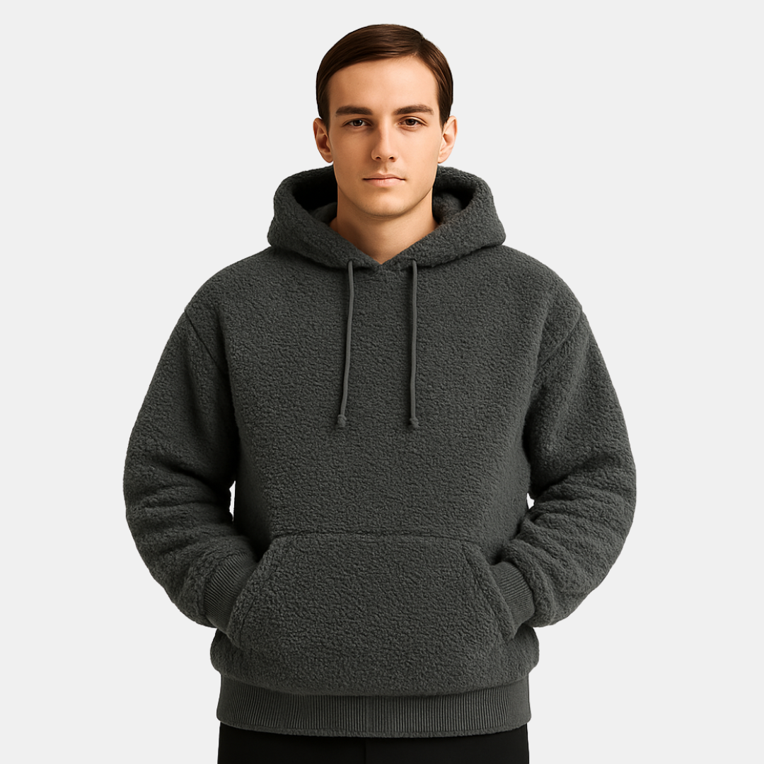 Nick Heren Teddy Hoodie Met Capuchon