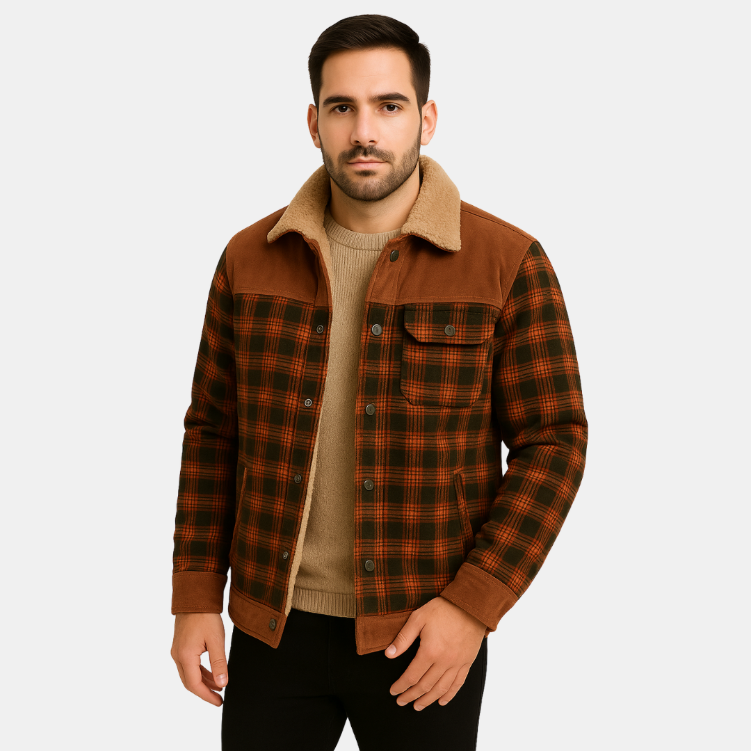 Nikolai Herenjas Met Geruit Design En Warme Voering