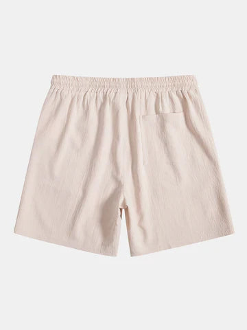 Prince Heren twee-delige zomerset met overhemd en shorts