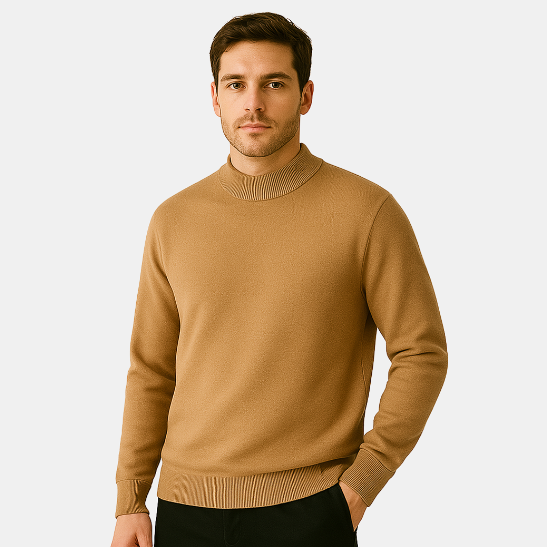 Ralph Stijlvolle trui met mock neck heren