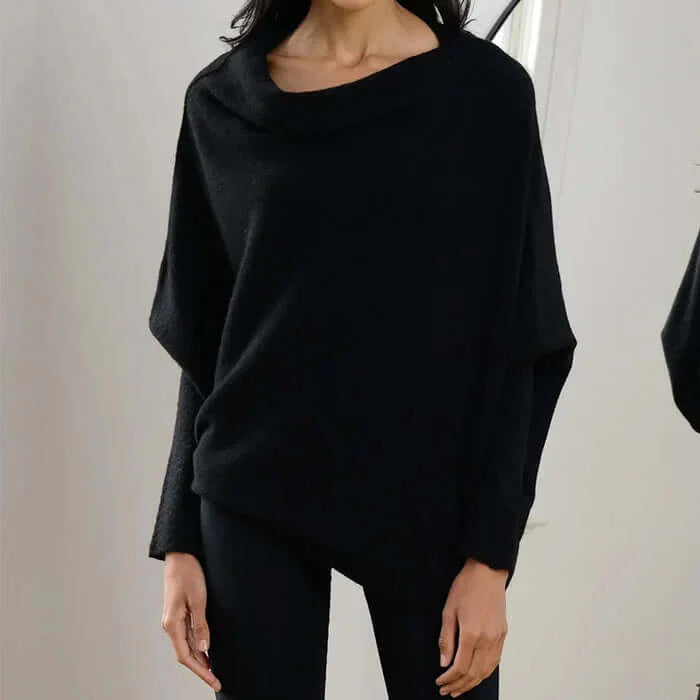 Romy Dames One Shoulder Top Met Lange Mouwen