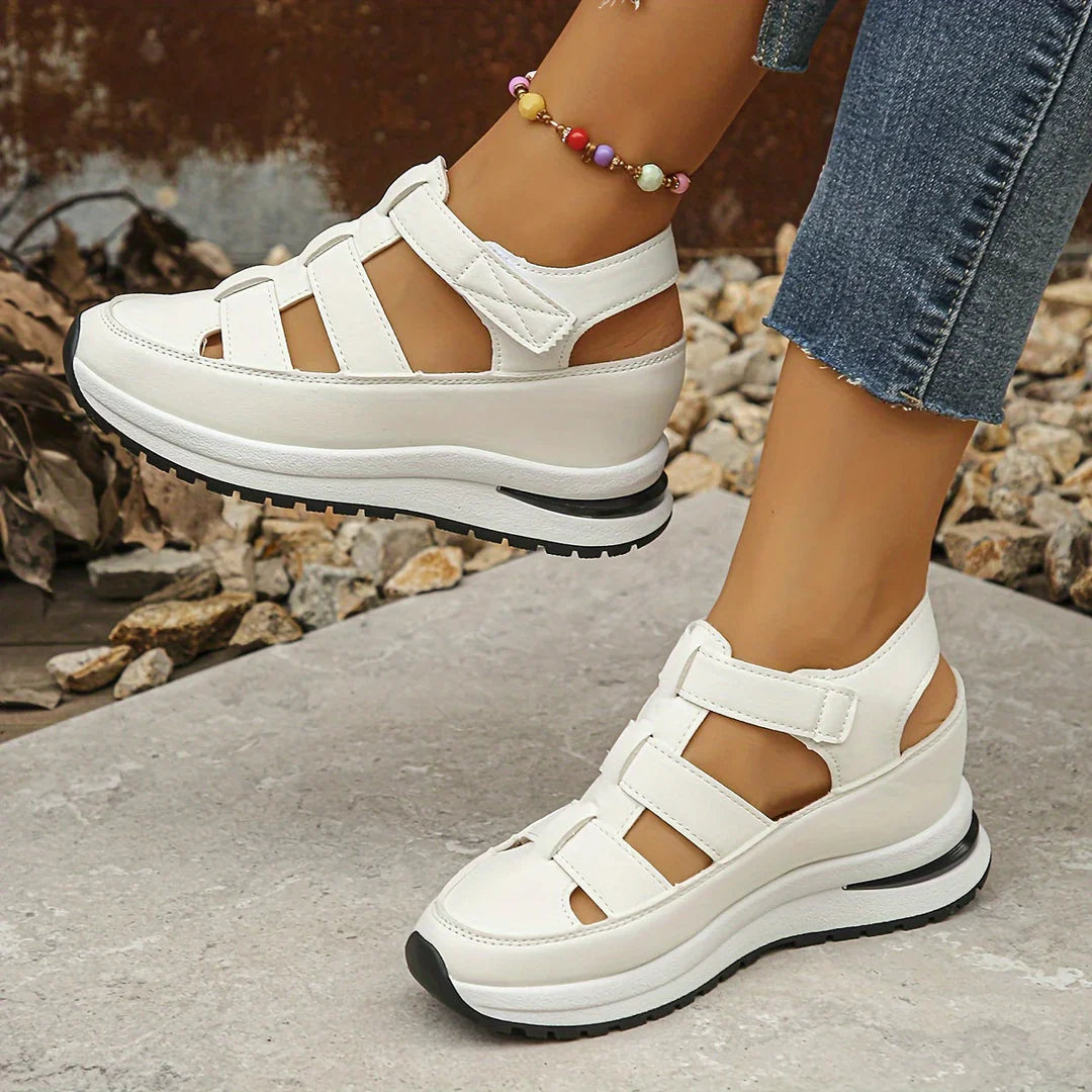 Rosy Dames sandalen met plateauzool