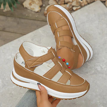 Rosy Dames sandalen met plateauzool