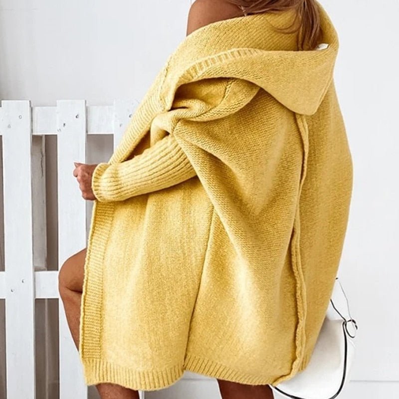 Scarlett Damesvest met capuchon en open voorkant