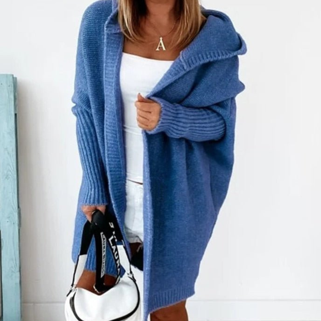 Scarlett Damesvest met capuchon en open voorkant