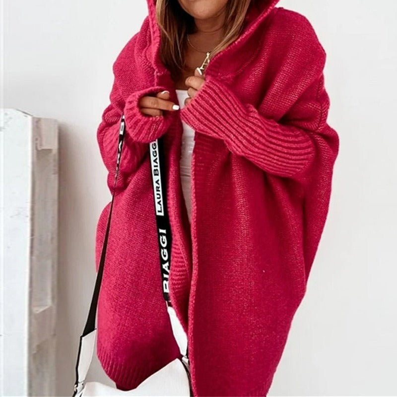 Scarlett Damesvest met capuchon en open voorkant