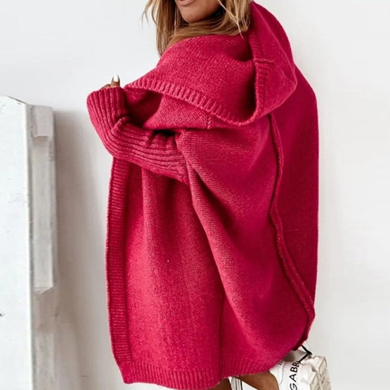 Scarlett Damesvest met capuchon en open voorkant