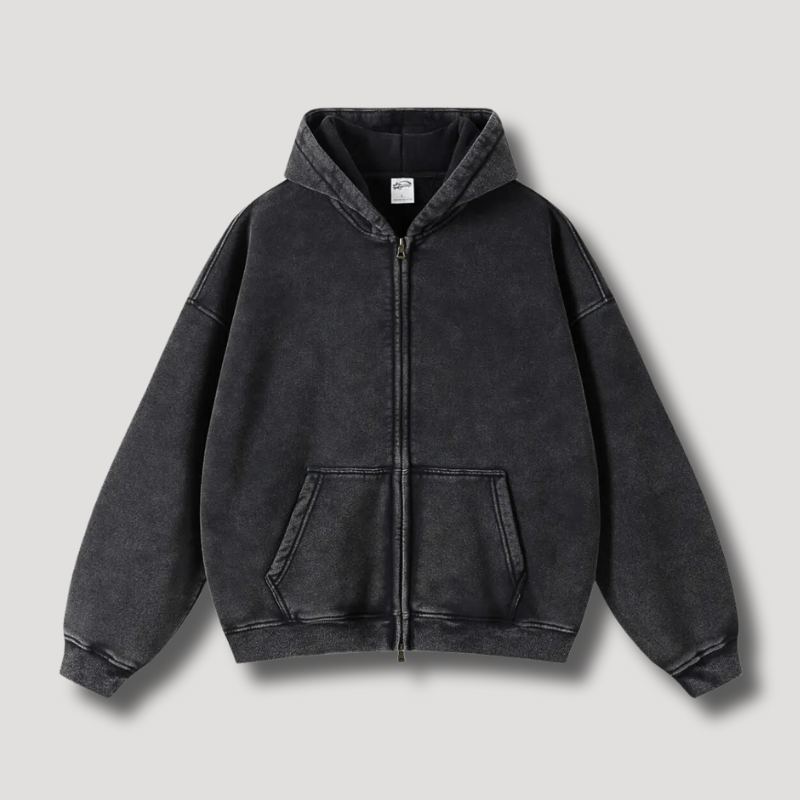 Skye Heren hoodie met ritssluiting en casual look