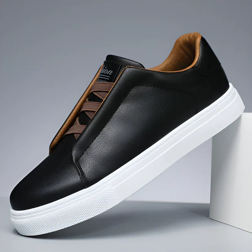 Steven casual heren sneakers met witte zool