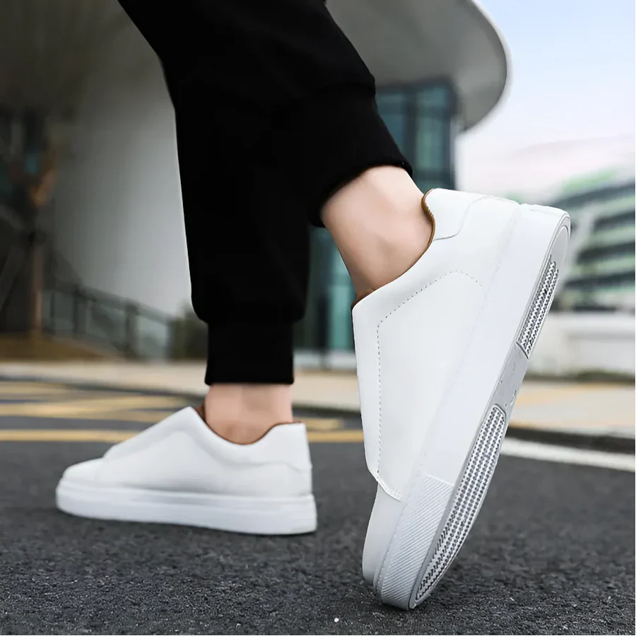 Steven casual heren sneakers met witte zool
