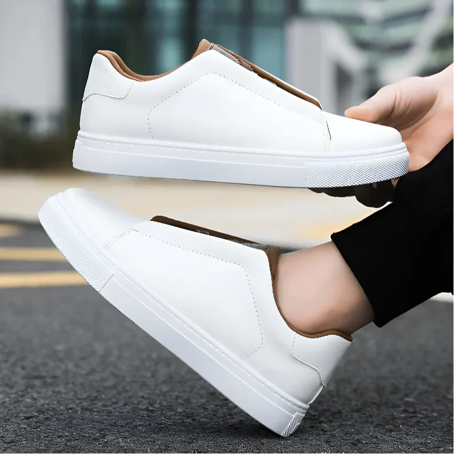 Steven casual heren sneakers met witte zool