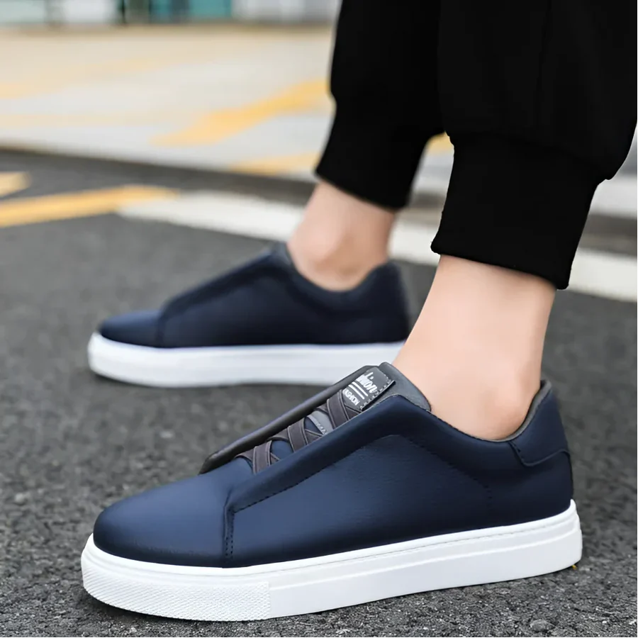 Steven casual heren sneakers met witte zool