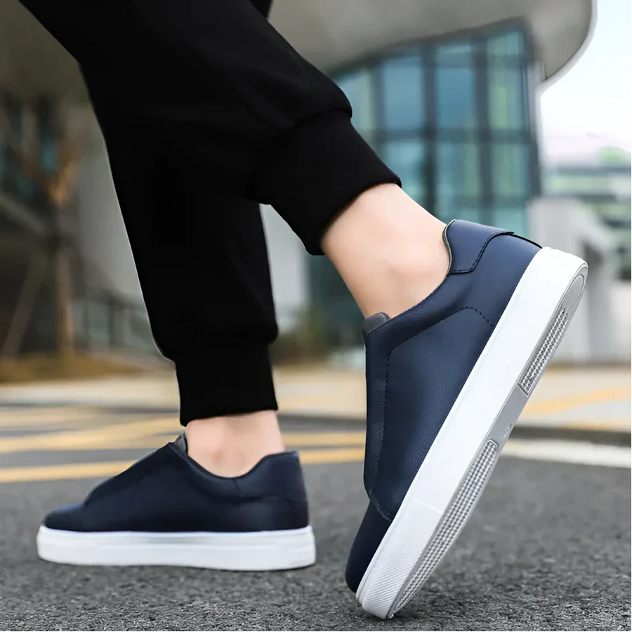 Steven casual heren sneakers met witte zool