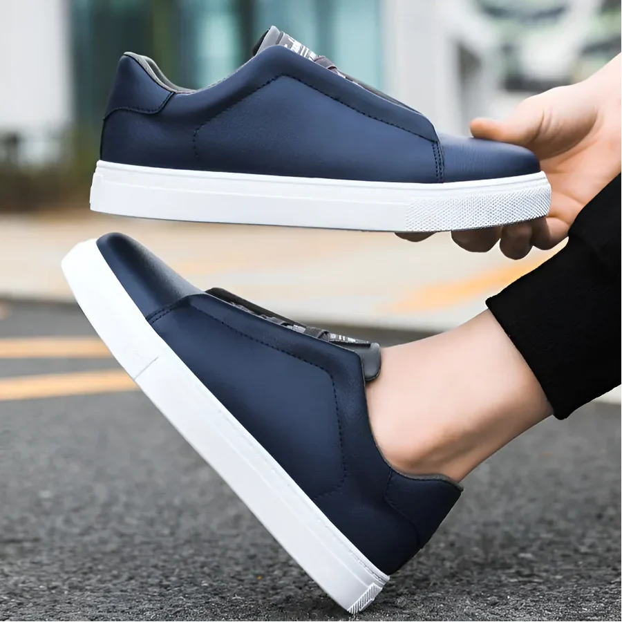 Steven casual heren sneakers met witte zool