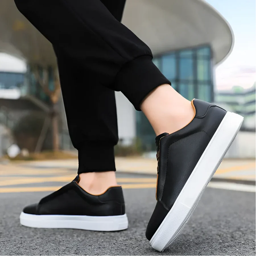Steven casual heren sneakers met witte zool
