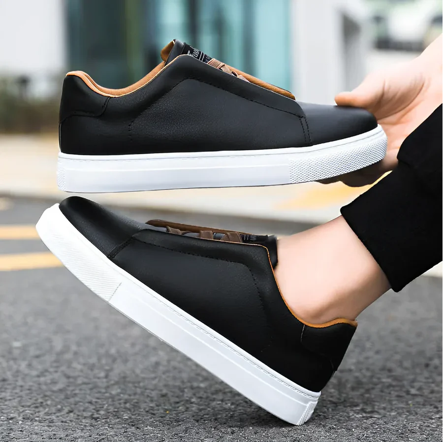 Steven casual heren sneakers met witte zool