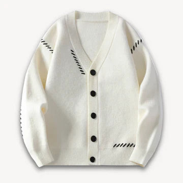 Sylvan Heren vest met V-hals en knopen