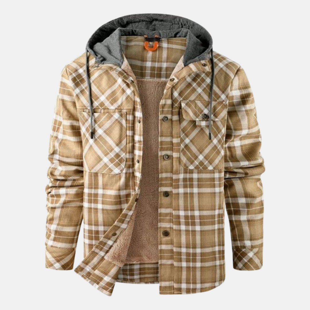 The Brenwick Hooded Flannel Jacket