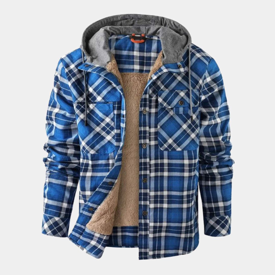 The Brenwick Hooded Flannel Jacket