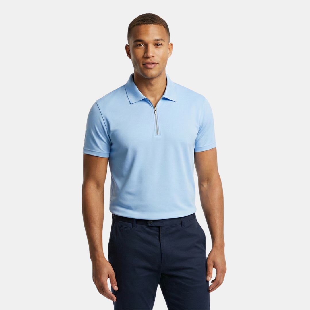 The Liran Half-Zip Polo