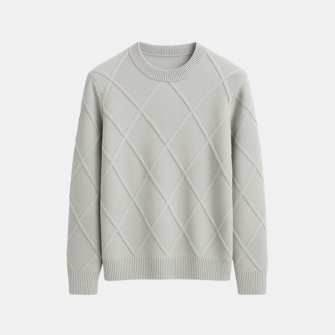 The Lucien Diamond Knit Crewneck