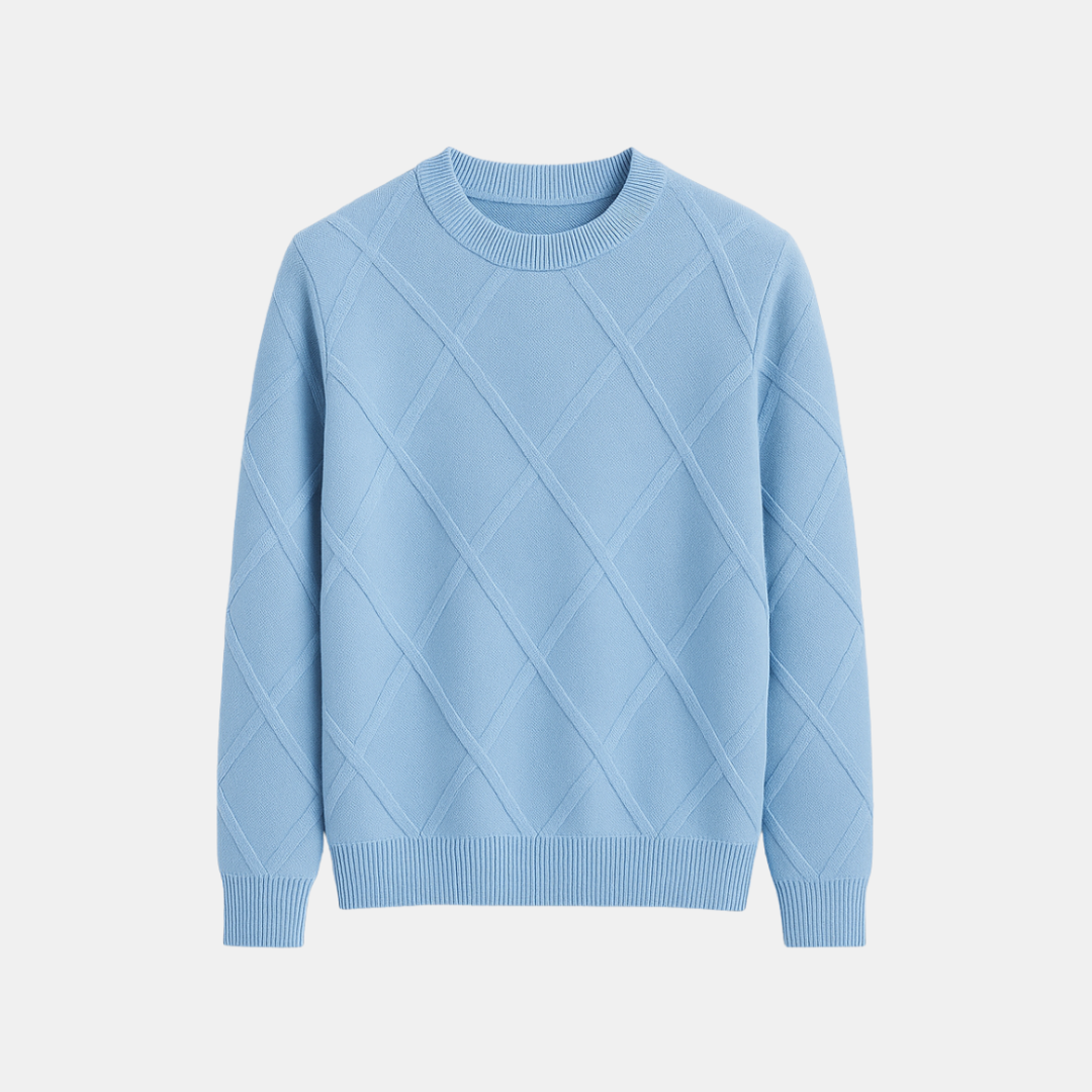 The Lucien Diamond Knit Crewneck
