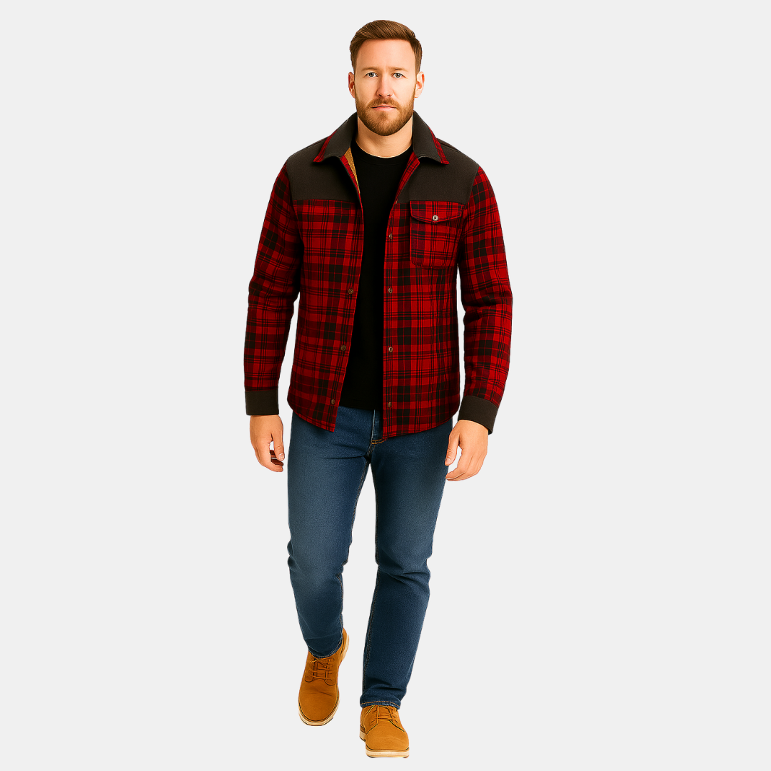 The Merrick Sherpa Check Jacket