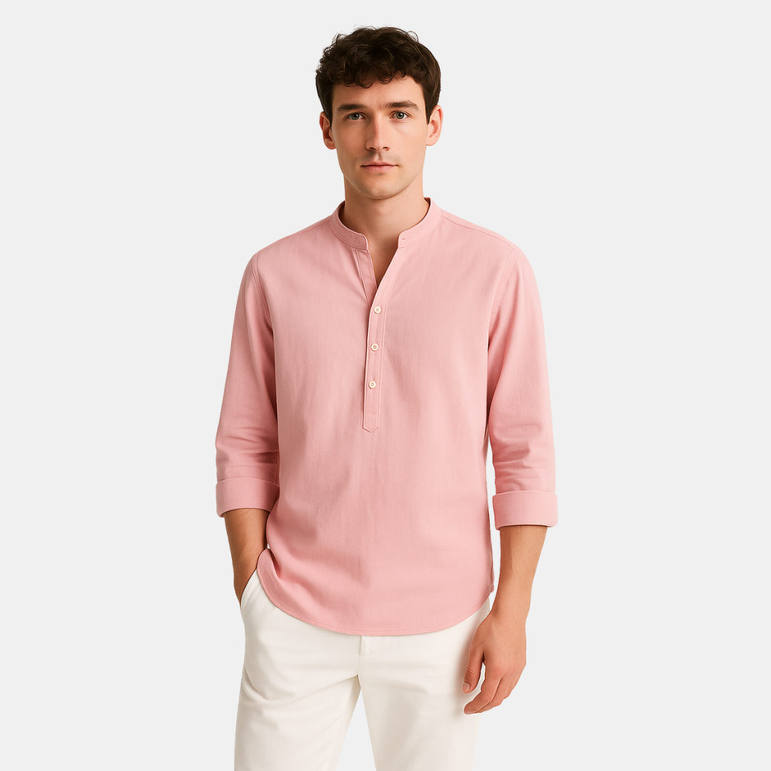 The Navaro Linen Look Shirt