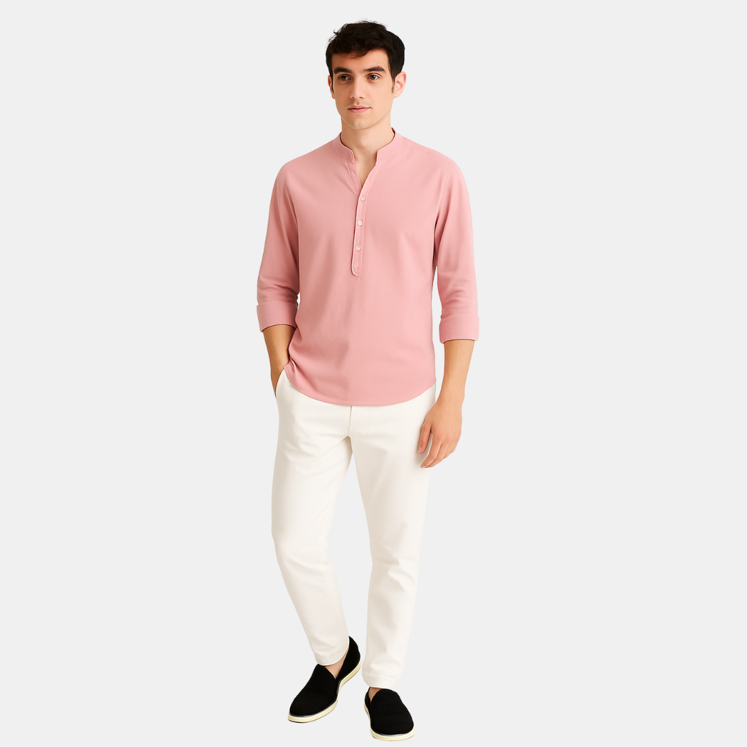 The Navaro Linen Look Shirt